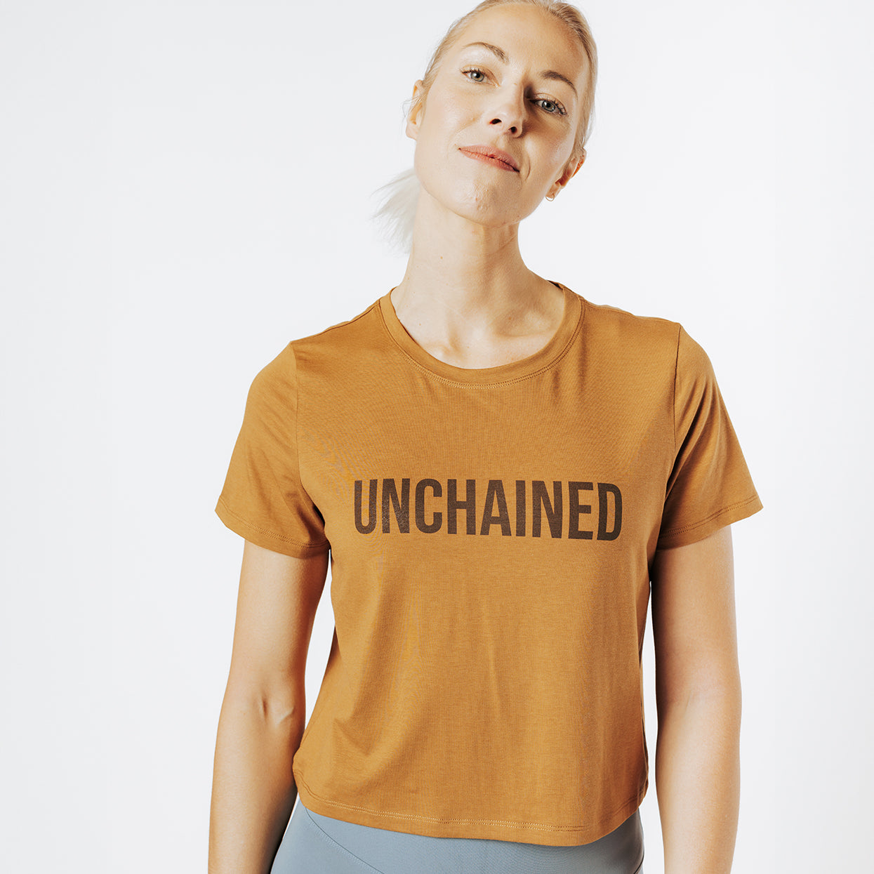 CROP TOP GLIDE camel