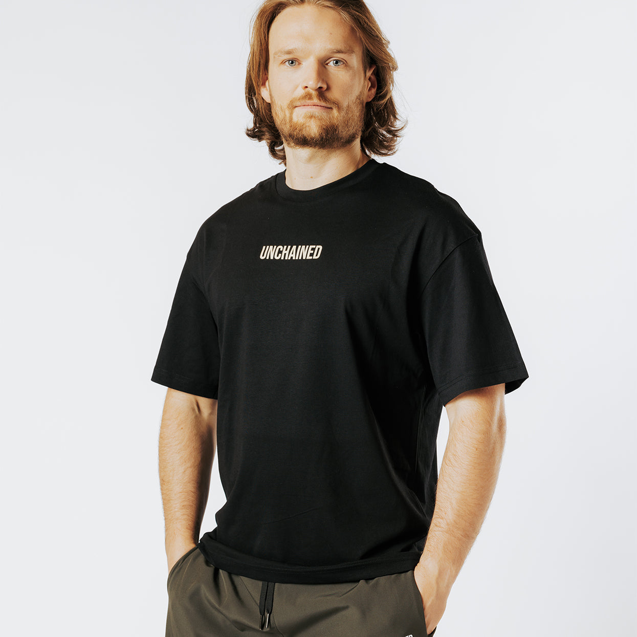 T-SHIRT OVERSIZED MIXTE DARE TO BEGIN noir