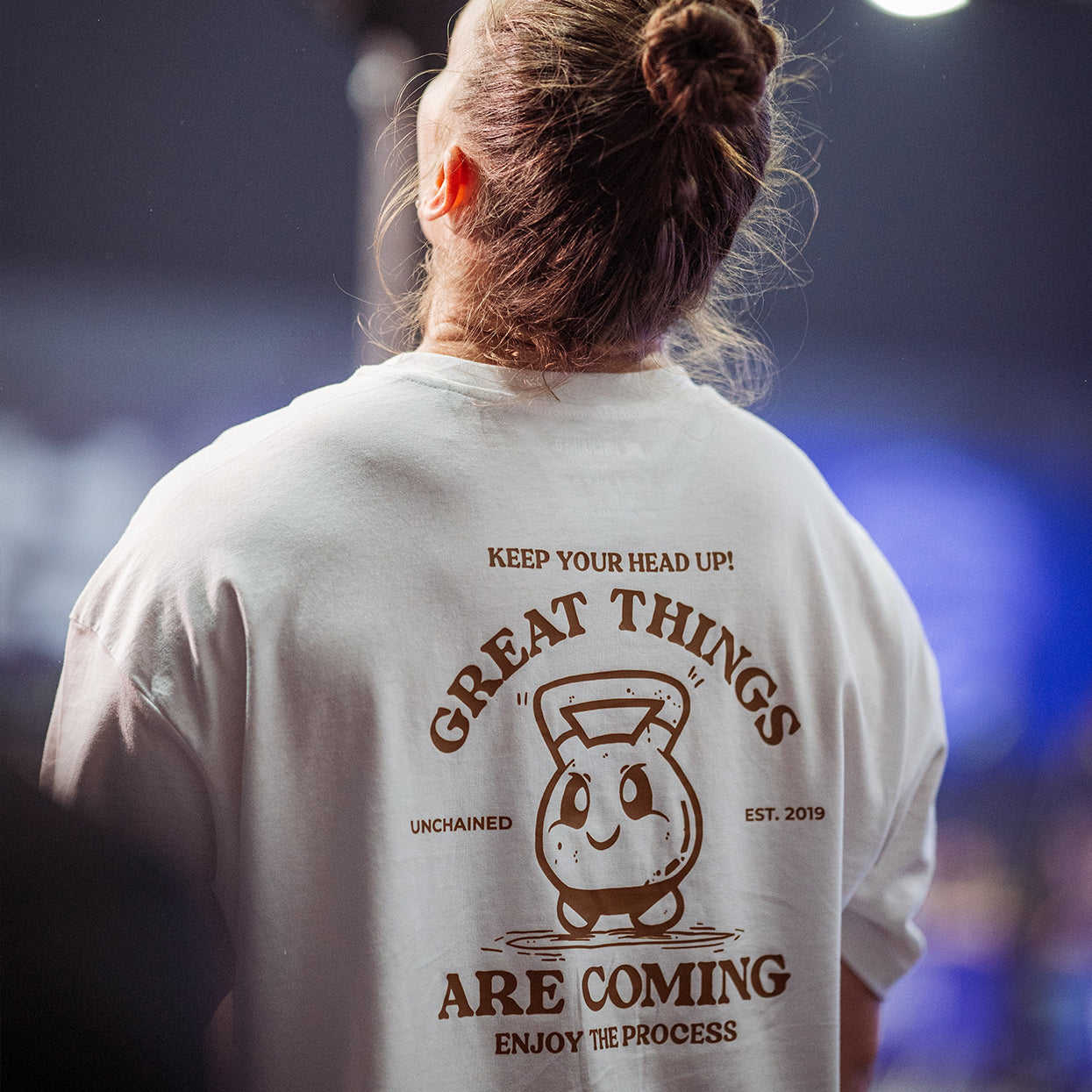 BOXY TEE OVERSIZED KETTEBE white